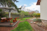 Gartenansicht - Modernes Einfamilienhaus in ruhiger Lage – Traumhaus mit Gartenparadies