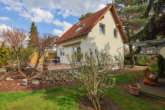 Hausansicht - Modernes Einfamilienhaus in ruhiger Lage – Traumhaus mit Gartenparadies