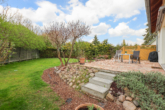 Terrassenansicht - Modernes Einfamilienhaus in ruhiger Lage – Traumhaus mit Gartenparadies
